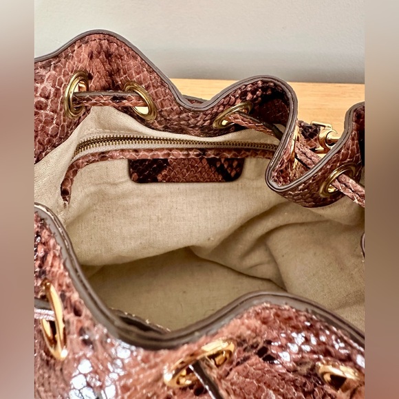 Ann Taylor pink snakeskin bag - Picture 6 of 11